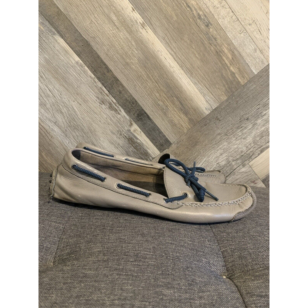 Cole Haan Grant Driving Loafers Size 10M Men's Gray Leather C14408